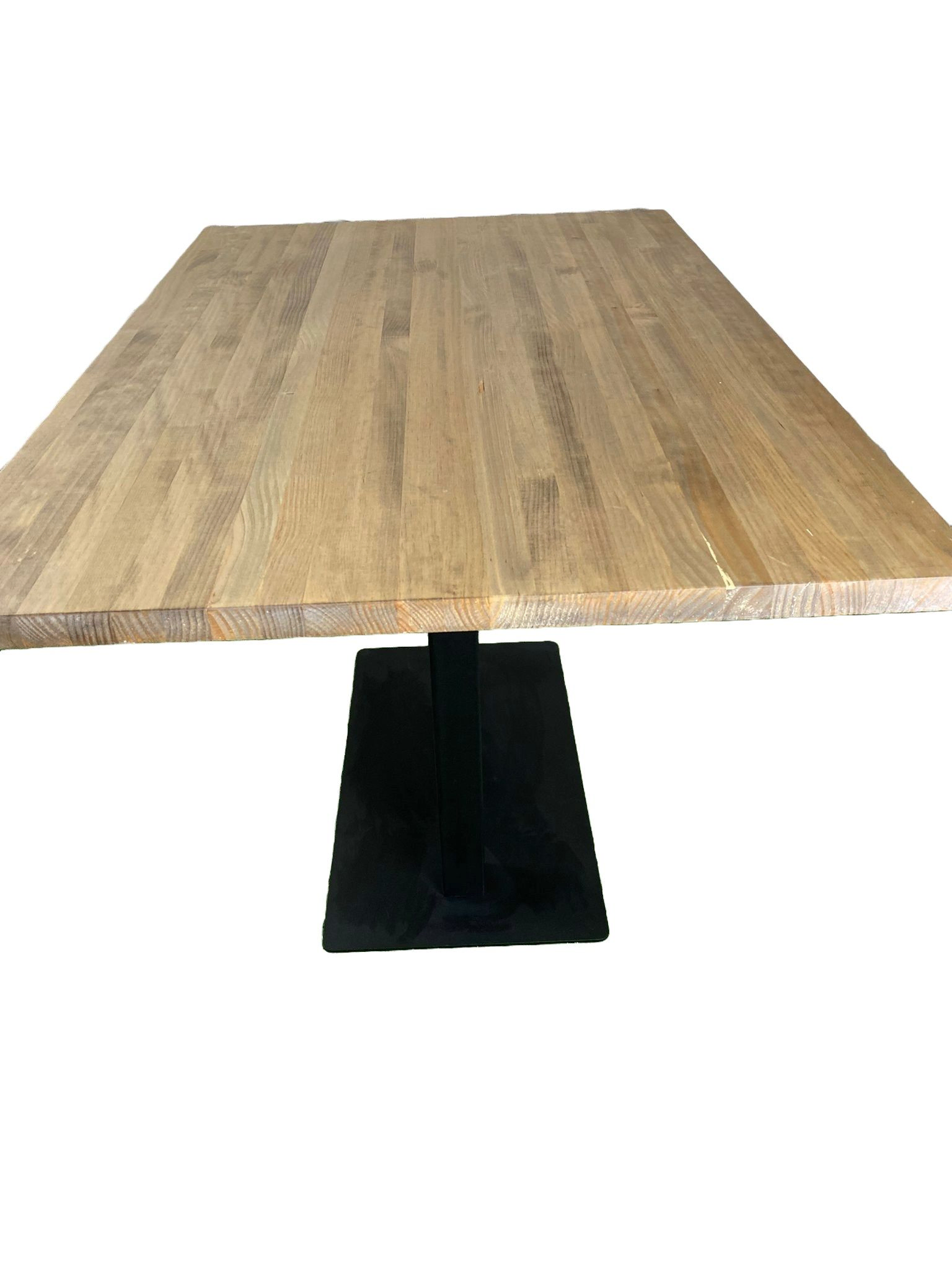 Mesa de madera natural tablero envejecido de pino 